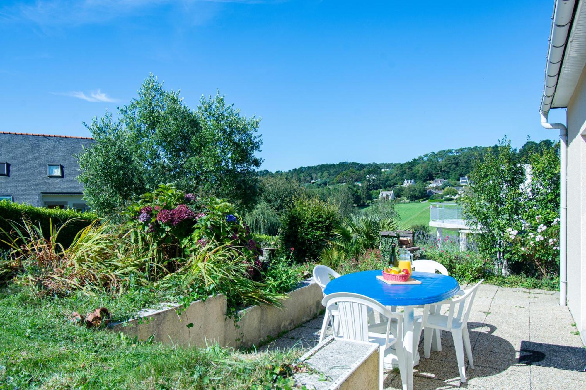 Goul Ar Roz I Terrasse Sud & Vue Mer Telgruc-sur-Mer Exterior photo